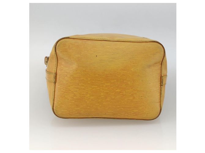 Noe LOUIS VUITTON Borsa a Spalla Petit Noé Epi Gialla M44109 LV Auth BA11042 Giallo - vista 5