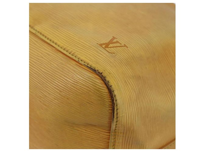 Noe LOUIS VUITTON Borsa a Spalla Petit Noé Epi Gialla M44109 LV Auth BA11042 Giallo - vista 9