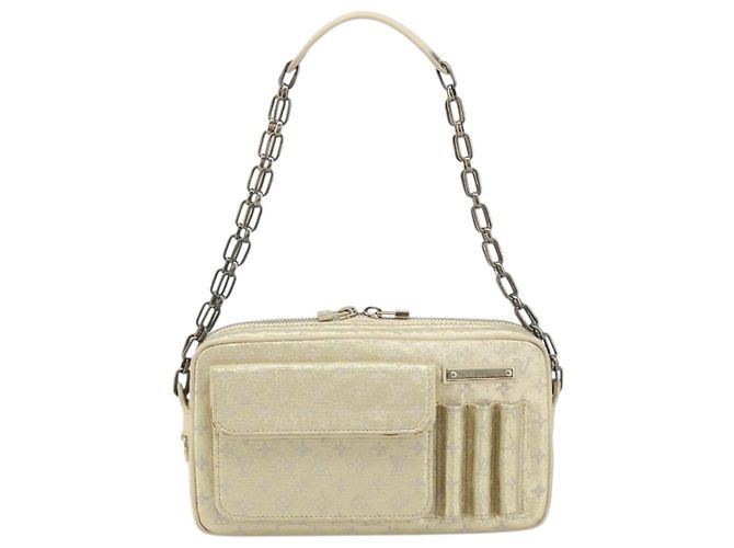LOUIS VUITTON Borsa a Spalla McKenna Monogram Shine Oro M92363 LV Auth 171448A D'oro - vista 13