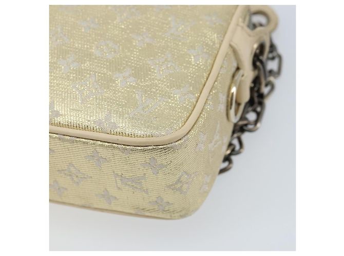 LOUIS VUITTON Borsa a Spalla McKenna Monogram Shine Oro M92363 LV Auth 171448A D'oro - vista 16