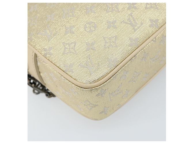 LOUIS VUITTON Borsa a Spalla McKenna Monogram Shine Oro M92363 LV Auth 171448A D'oro - vista 17