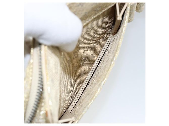 LOUIS VUITTON Borsa a Spalla McKenna Monogram Shine Oro M92363 LV Auth 171448A D'oro - vista 24