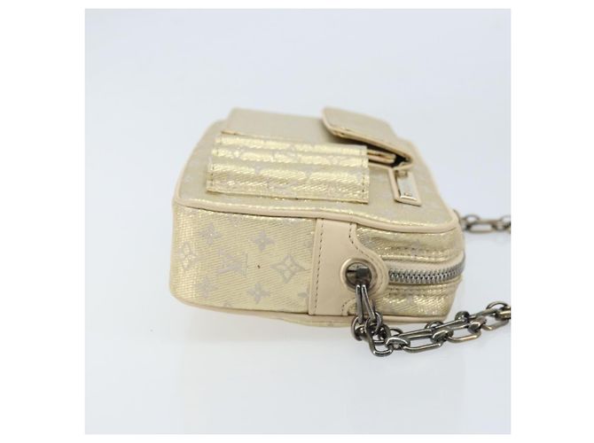 LOUIS VUITTON Borsa a Spalla McKenna Monogram Shine Oro M92363 LV Auth 171448A D'oro - vista 3