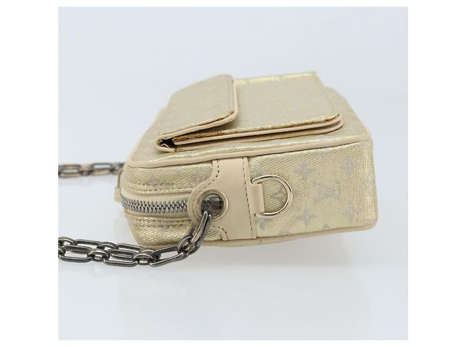 LOUIS VUITTON Borsa a Spalla McKenna Monogram Shine Oro M92363 LV Auth 171448A D'oro - vista 4