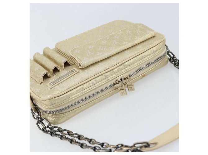 LOUIS VUITTON Borsa a Spalla McKenna Monogram Shine Oro M92363 LV Auth 171448A D'oro - vista 6