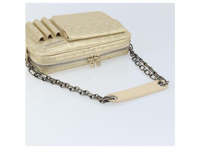 LOUIS VUITTON Borsa a Spalla McKenna Monogram Shine Oro M92363 LV Auth 171448A D'oro - vista 7