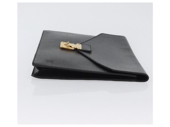 LOUIS VUITTON Epi Porta Documenti Sénatur Briefcase Nera M54452 Auth ka2779 Nero - vista 3