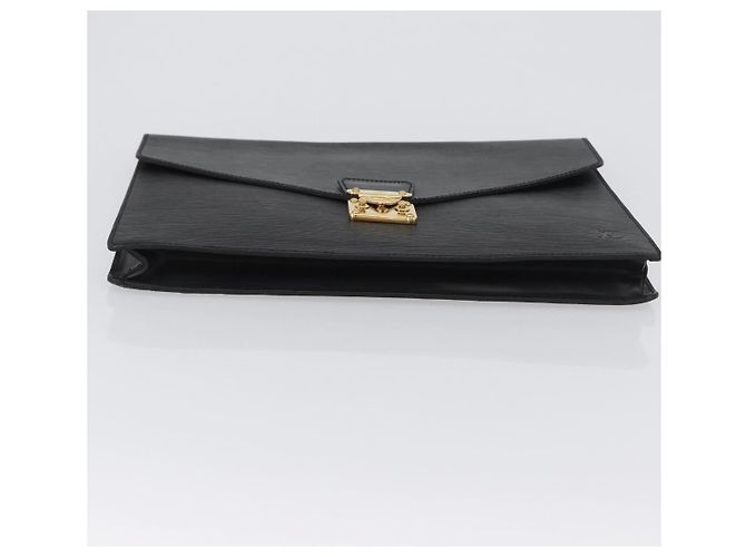 LOUIS VUITTON Epi Porta Documenti Sénatur Briefcase Nera M54452 Auth ka2779 Nero - vista 6