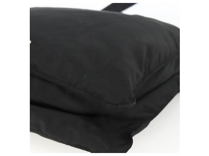 Borsa a Spalla PRADA Nylon Nero Argento Autentica bs32787 - vista 10