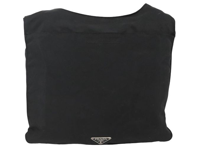 Borsa a Spalla PRADA Nylon Nero Argento Autentica bs32787 - vista 2