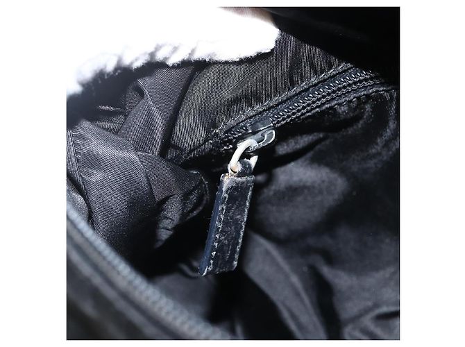 Borsa a Spalla PRADA Nylon Nero Argento Autentica bs32787 - vista 21