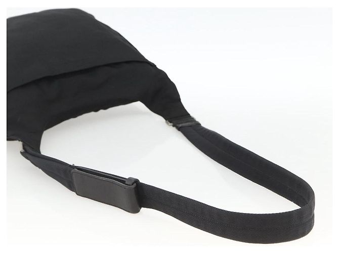 Borsa a Spalla PRADA Nylon Nero Argento Autentica bs32787 - vista 7