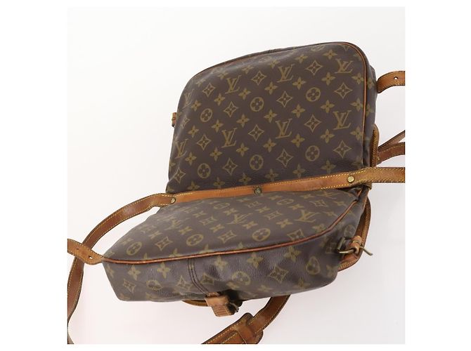 LOUIS VUITTON Borsa a Spalla Monogram Saumur 30 M42256 LV Auth bs33212 Monogramma - vista 19