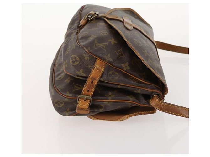 LOUIS VUITTON Borsa a Spalla Monogram Saumur 30 M42256 LV Auth bs33212 Monogramma - vista 3