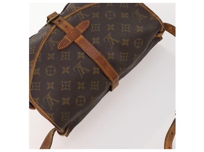LOUIS VUITTON Borsa a Spalla Monogram Saumur 30 M42256 LV Auth bs33212 Monogramma - vista 6