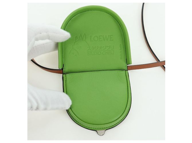 LOEWE Studio Ghibli Il Mio Vicino Totoro Pochette Piccola Totoro Auth 166946SM Verde - vista 10