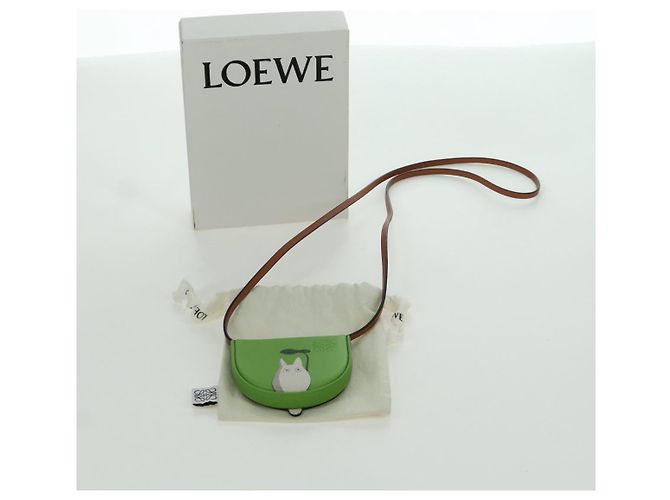 LOEWE Studio Ghibli Il Mio Vicino Totoro Pochette Piccola Totoro Auth 166946SM Verde - vista 12