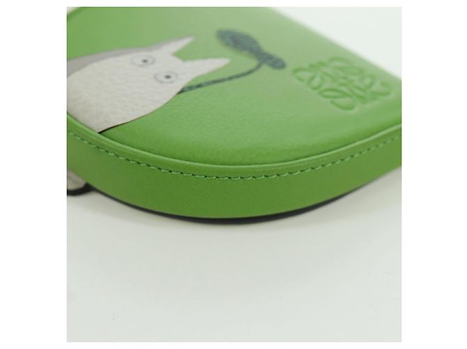 LOEWE Studio Ghibli Il Mio Vicino Totoro Pochette Piccola Totoro Auth 166946SM Verde - vista 14