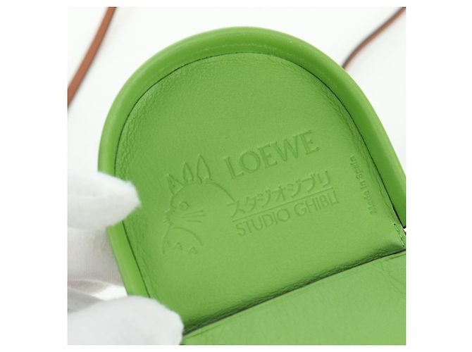 LOEWE Studio Ghibli Il Mio Vicino Totoro Pochette Piccola Totoro Auth 166946SM Verde - vista 19