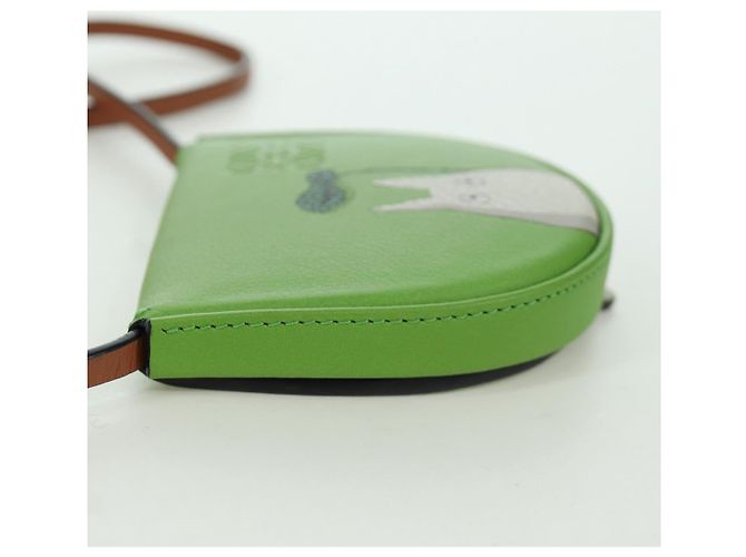 LOEWE Studio Ghibli Il Mio Vicino Totoro Pochette Piccola Totoro Auth 166946SM Verde - vista 3