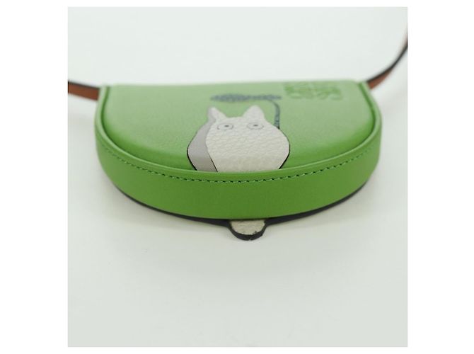 LOEWE Studio Ghibli Il Mio Vicino Totoro Pochette Piccola Totoro Auth 166946SM Verde - vista 5
