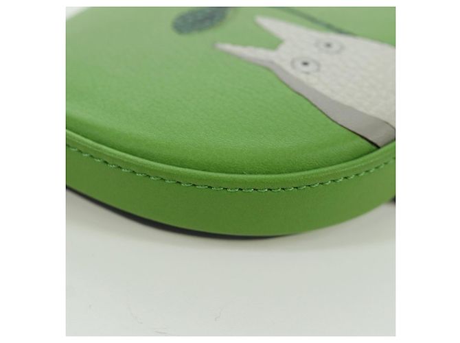 LOEWE Studio Ghibli Il Mio Vicino Totoro Pochette Piccola Totoro Auth 166946SM Verde - vista 9