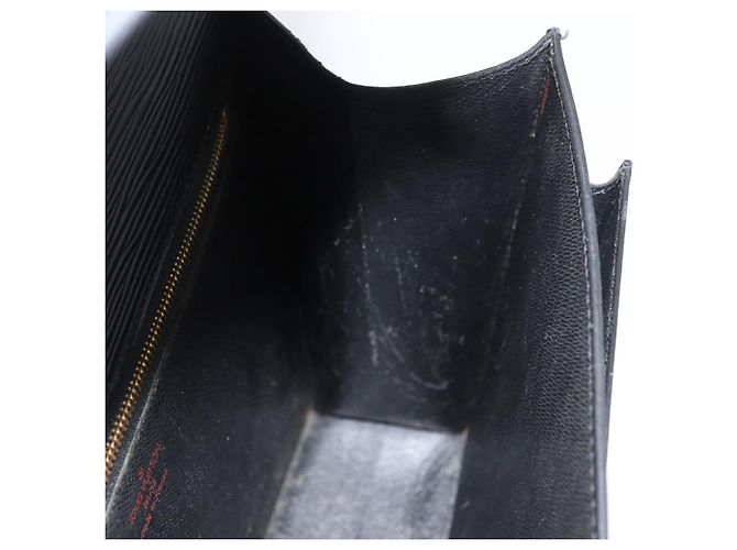 LOUIS VUITTON Borsa a Mano Epi Monceau 28 Nera M52122 LV Auth ka2727 Nero - vista 20