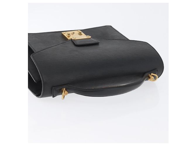 LOUIS VUITTON Borsa a Mano Epi Monceau 28 Nera M52122 LV Auth ka2727 Nero - vista 7