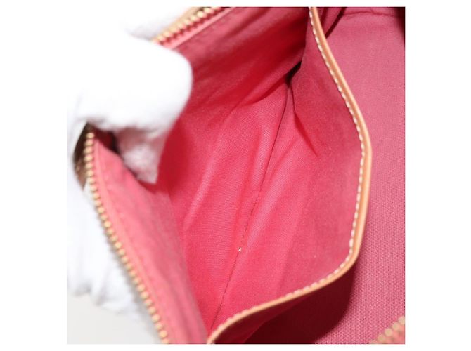 Céline Borsa a spalla in tela Macadam C di CELINE in suede rosa e oro Auth LNZ353 D'oro - vista 20