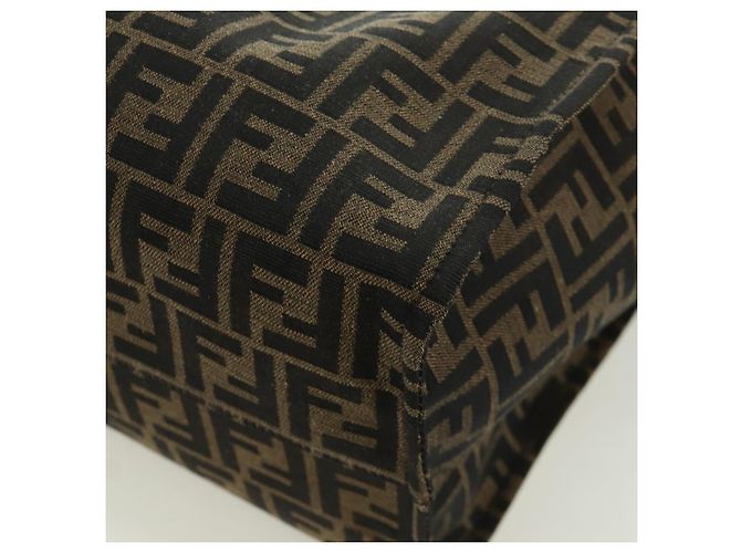 Borsa FENDI Zucca Canvas Fragment x Pokemon 2way Marrone Nero Auth 171492SM - vista 13