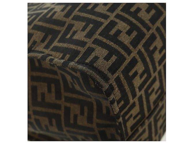 Borsa FENDI Zucca Canvas Fragment x Pokemon 2way Marrone Nero Auth 171492SM - vista 14