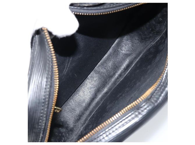 LOUIS VUITTON Borsa a Spalla Epi Jeune Fille MM Nera M52152 LV Auth 173105 Nero - vista 10