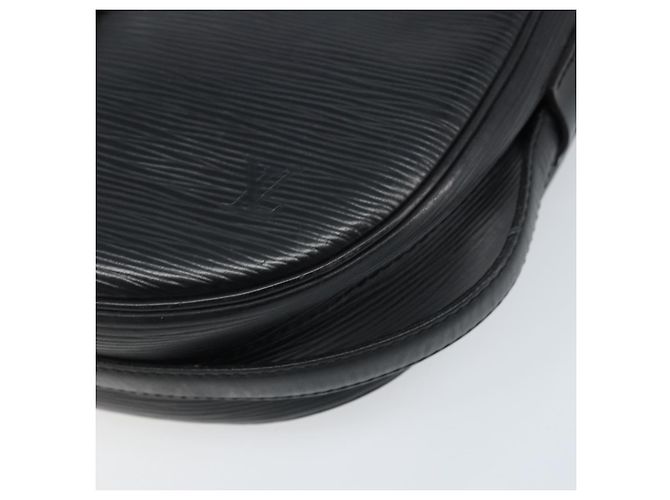 LOUIS VUITTON Borsa a Spalla Epi Jeune Fille MM Nera M52152 LV Auth 173105 Nero - vista 14