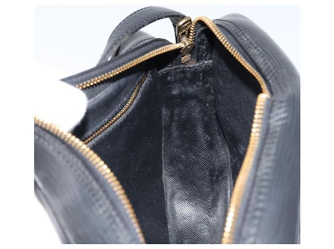 LOUIS VUITTON Borsa a Spalla Epi Jeune Fille MM Nera M52152 LV Auth 173105 Nero - vista 20