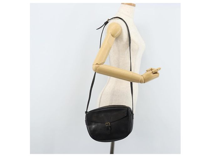LOUIS VUITTON Borsa a Spalla Epi Jeune Fille MM Nera M52152 LV Auth 173105 Nero - vista 24