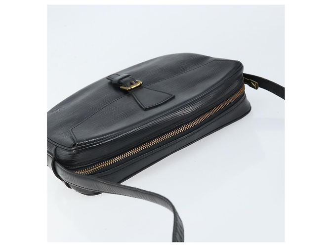 LOUIS VUITTON Borsa a Spalla Epi Jeune Fille MM Nera M52152 LV Auth 173105 Nero - vista 6