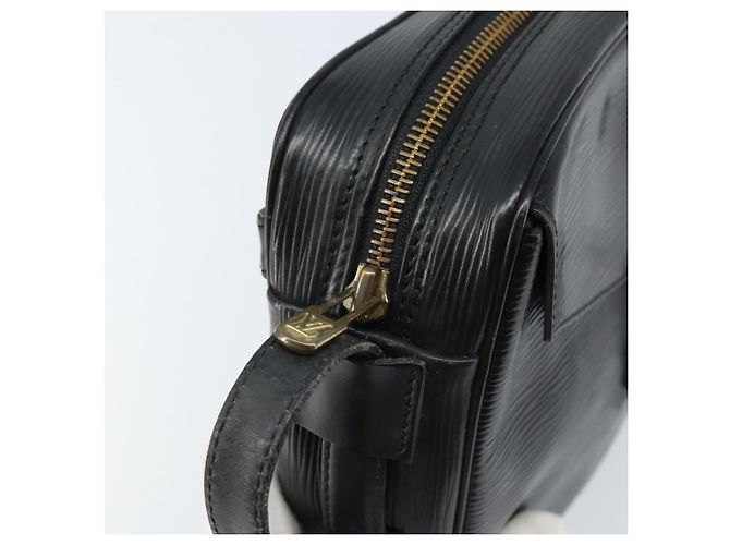 LOUIS VUITTON Borsa a Spalla Epi Jeune Fille MM Nera M52152 LV Auth 173105 Nero - vista 9