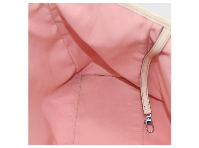 Borsa Tote Gucci GG Canvas Sherry Line Rosa Argento 145758 Auth 172816 - vista 19