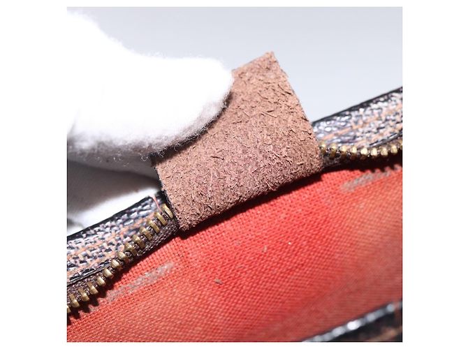 LOUIS VUITTON Pochette per Trucco Damier Ebene N51982 LV Auth bs33693 - vista 12