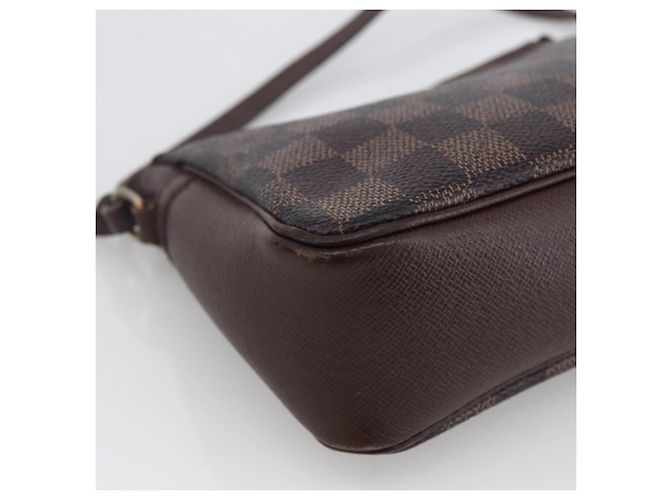 LOUIS VUITTON Pochette per Trucco Damier Ebene N51982 LV Auth bs33693 - vista 15