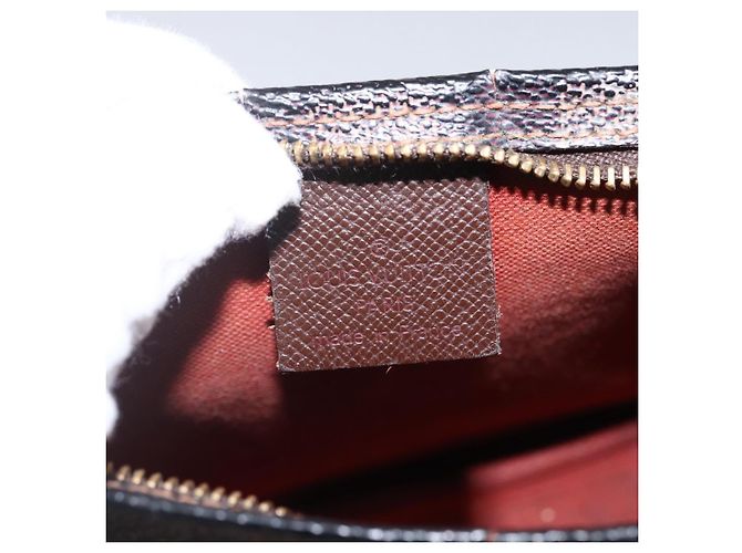 LOUIS VUITTON Pochette per Trucco Damier Ebene N51982 LV Auth bs33693 - vista 18