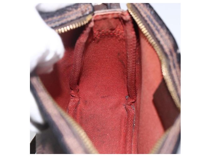 LOUIS VUITTON Pochette per Trucco Damier Ebene N51982 LV Auth bs33693 - vista 20