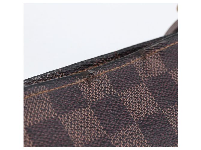 LOUIS VUITTON Pochette per Trucco Damier Ebene N51982 LV Auth bs33693 - vista 9
