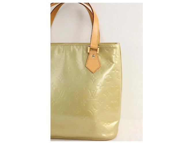 Louis Vuitton Sac à main Reade en cuir doré - vue 2