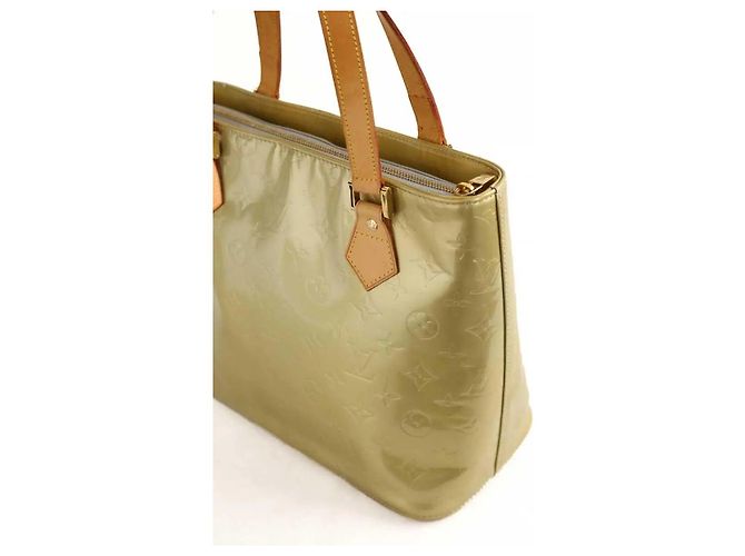 Louis Vuitton Sac à main Reade en cuir doré - vue 3