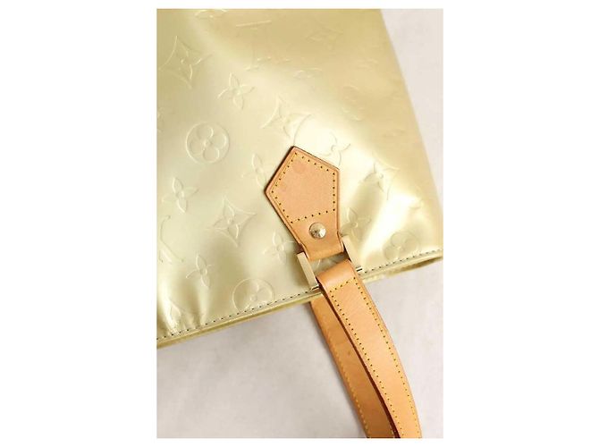 Louis Vuitton Sac à main Reade en cuir doré - vue 6