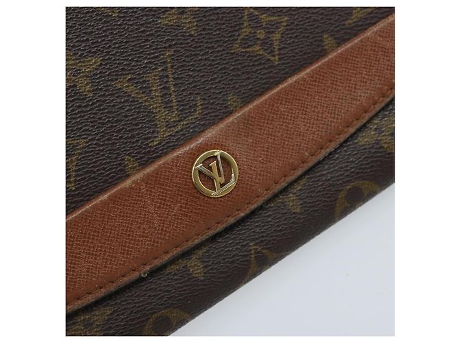 LOUIS VUITTON Borsa a Spalla Monogram Bordeaux 24 M51798 LV Auth 172829 Monogramma - vista 18