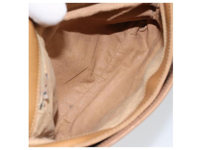 Gucci Borsa a Spalla Micro GG Supreme PVC Marrone Oro Auth ki6524 D'oro - vista 20