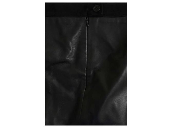 Zadig & Voltaire Mini falda de cuero negra Negro - vista 4