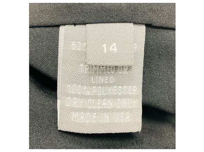 Abito da cocktail in jacquard floreale nero / argento di Lela Rose - vista 5